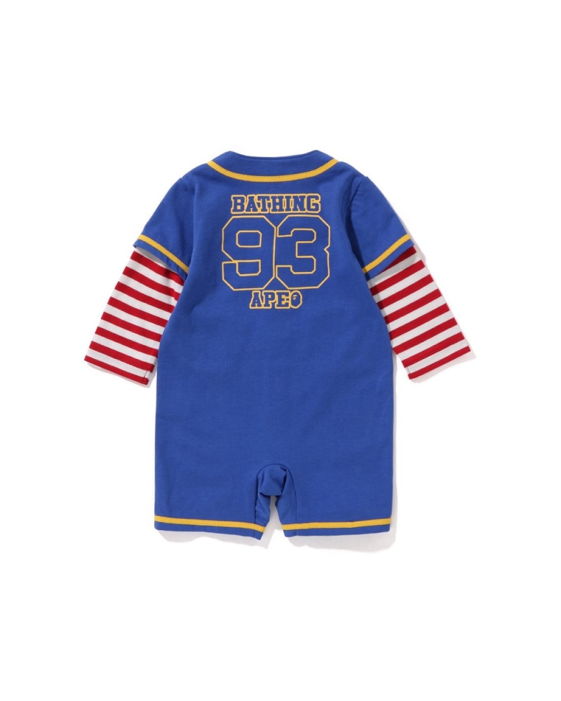 Combinaison Bape Hoop Baseball Layered Bleu Enfant | RCL-27296698